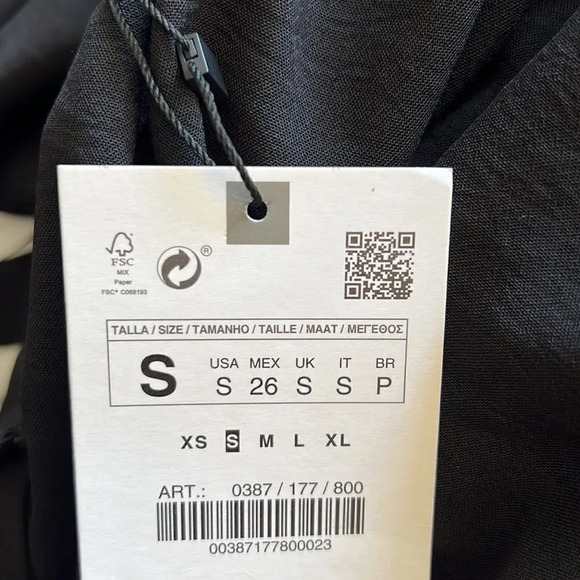 ZARA | Black | STRAP HEM JUMPSUIT - Picture 16 of 16